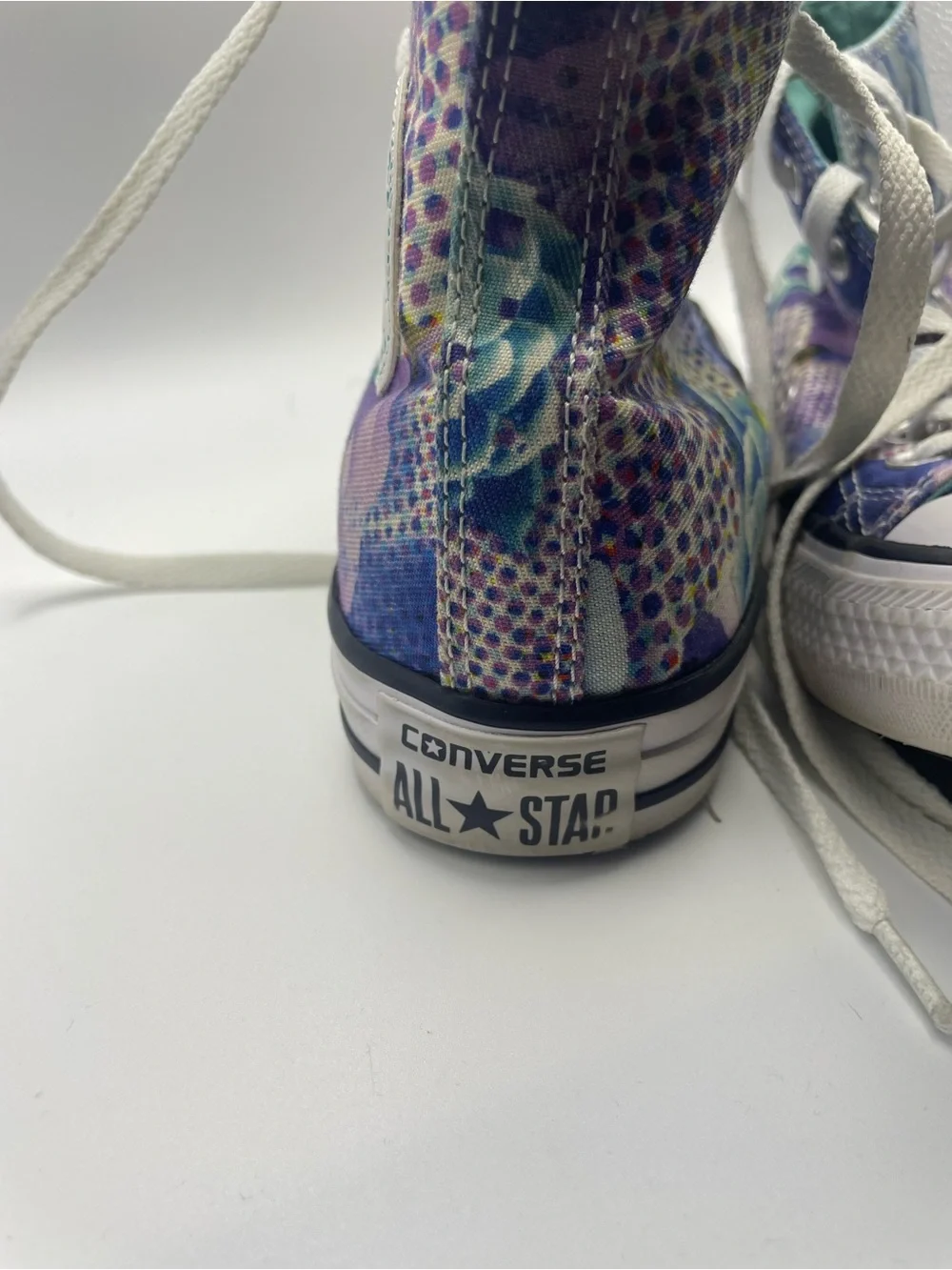 Converse High-Top Floral Canvas Sneakers - Rose